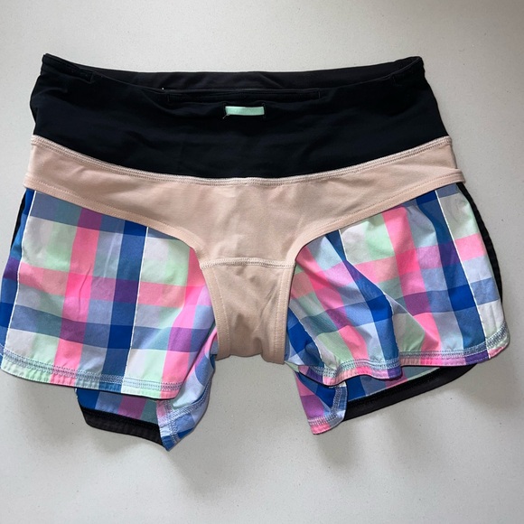 Lululemon 🍋 Groovy Run Short Plaid Size 4 - Picture 8 of 9